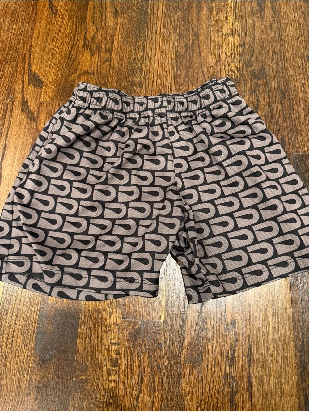 DRIP SHOP  Black & Gray Logo Shorts